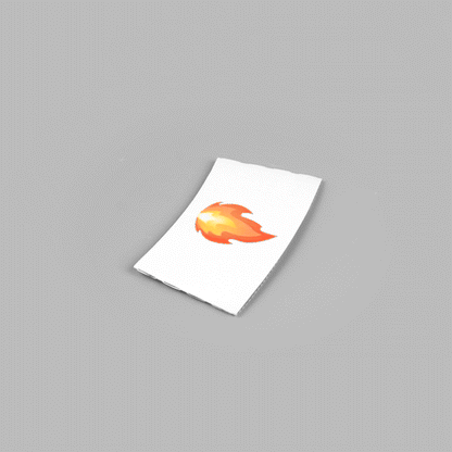 Restpresso White Paper Fire Emoji Coffee Cup Sleeve - Fits 12 / 16 / 20 oz Cups - 1000 count box