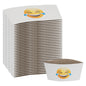 Restpresso White Paper Crying Laughing Emoji Coffee Cup Sleeve - Fits 12 / 16 / 20 oz Cups - 1000 count box