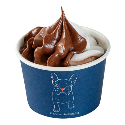 Coppetta 4 oz Round Frenchie Paper To Go Cup - 3" x 3" x 2 1/2" - 200 count box