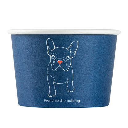 Coppetta 4 oz Round Frenchie Paper To Go Cup - 3" x 3" x 2 1/2" - 200 count box