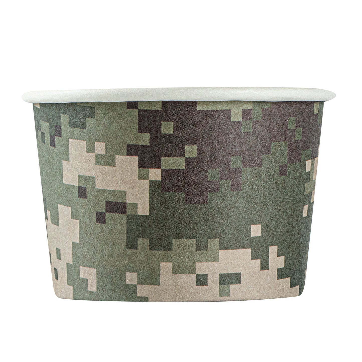 Coppetta 4 oz Round Camouflage Paper To Go Cup - 3" x 3" x 2 1/2" - 50 count box