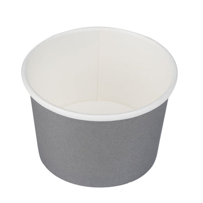 Coppetta 4 oz Round Gray Paper To Go Cup - 3" x 3" x 2 1/2" - 200 count box