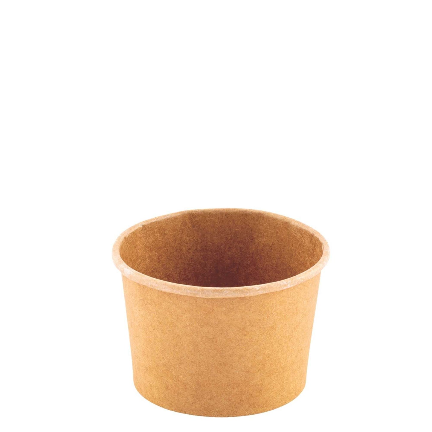 Coppetta 4 oz Round Kraft Paper To Go Cup - 3" x 3" x 2 1/2" - 50 count box