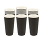 Restpresso 20 oz Black Paper Coffee Cup - Double Wall - 3 1/2" x 3 1/2" x 6 1/4" - 10 count box