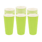 Restpresso 20 oz Eco Green Paper Coffee Cup - Ripple Wall - 3 1/2" x 3 1/2" x 6 1/4" - 10 count box
