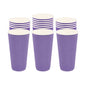 Restpresso 20 oz Royal Purple Paper Coffee Cup - Ripple Wall - 3 1/2" x 3 1/2" x 6 1/4" - 10 count box