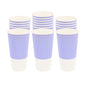 Restpresso 20 oz Light Purple Paper Coffee Cup - Ripple Wall - 3 1/2" x 3 1/2" x 6 1/4" - 10 count box
