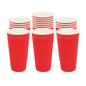 Restpresso 20 oz Red Paper Coffee Cup - Ripple Wall - 3 1/2" x 3 1/2" x 6 1/4" - 250 count box