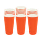 Restpresso 20 oz Tangerine Paper Coffee Cup - Ripple Wall - 3 1/2" x 3 1/2" x 6 1/4" - 250 count box