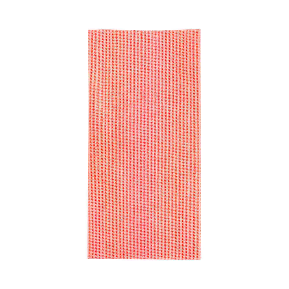 RW Clean Rectangle Red Viscose Heavy Duty Wipe - 23 1/2" x 11 3/4" - 100 count box