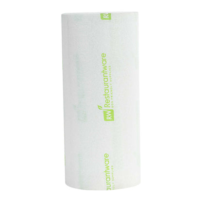 RW Clean White Bamboo Washable Paper Towel Roll - 11" x 11" - 50 Sheets x 10 Rolls