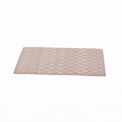 Macroweave Rectangle Sand Woven Placemat - 16" x 12" - 6 count box
