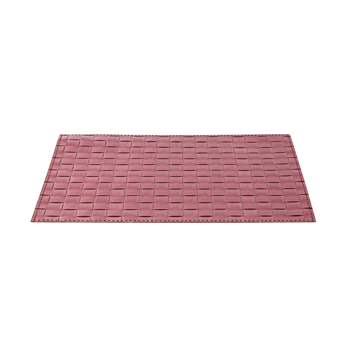 Macroweave Rectangle Red Woven Placemat - 16" x 12" - 6 count box