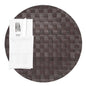 Macroweave Round Dark Brown Placemat - 15" x 15" - 6 count box