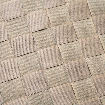 Macroweave Round Light Brown Placemat - 15" x 15" - 6 count box