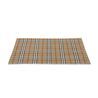 Carmel Mesh Vintage Scotch Plaid Placemat - 16" x 12" - 6 count box