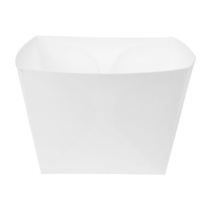 Bio Tek Square White Paper Snack Box - 5 1/4" x 5 1/4" x 3 1/4" - 200 count box