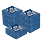 Cater Tek Square Frenchie Paper Cake / Take Out Container - with Pop-Up Handle, Window - 9" x 9" x 3 1/2" - 50 count box