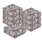 Cater Tek Square Camouflage Paper Cake / Take Out Container - with Pop-Up Handle, Window - 9" x 9" x 3 1/2" - 50 count box