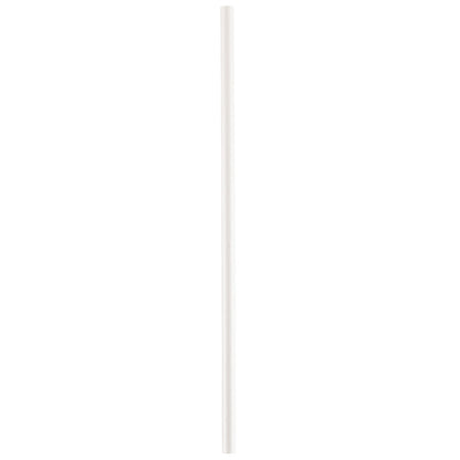Bev Tek White Paper Straw - Wrapped, Biodegradable, 7.5mm - 10" - 1000 count box