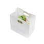 Bag Tek Rectangle White Paper Take Out Bag - with Handles - 11" x 7" x 11" - 100 count box