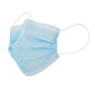 Clean Tek Professional Blue Disposable Earloop Protective Face Mask - Level 2, 3-Layer Filtration - 7" x 3 3/4" - 50 count box