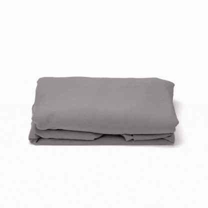 Table Tek Round Charcoal Gray Spandex Table Cover - Contour Cut - 72" - 1 count box