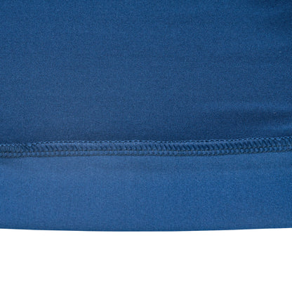 Table Tek Round Blue Spandex Table Cover - Bar Height - 32" - 10 count box