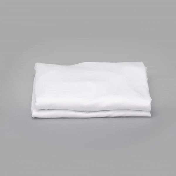 Table Tek Round White Spandex Table Cover - Bar Height - 32" - 1 count box