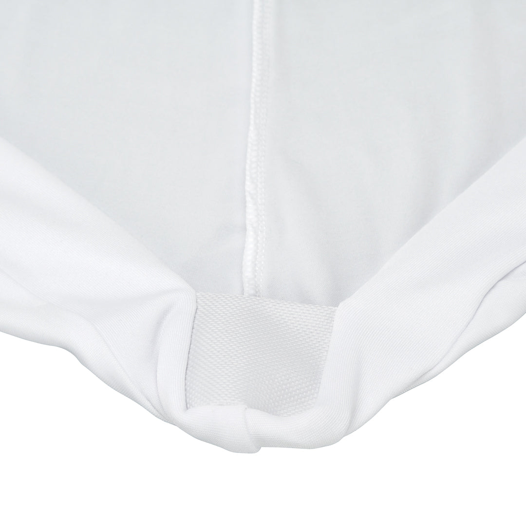 Table Tek Round White Spandex Table Cover - Bar Height - 32" - 1 count box