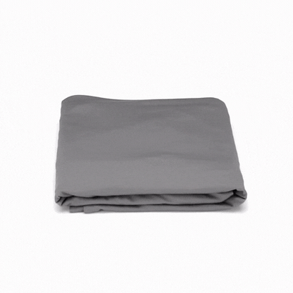 Table Tek Rectangle Charcoal Gray Spandex Table Cover - Contour Cut - 72" x 30" - 10 count box