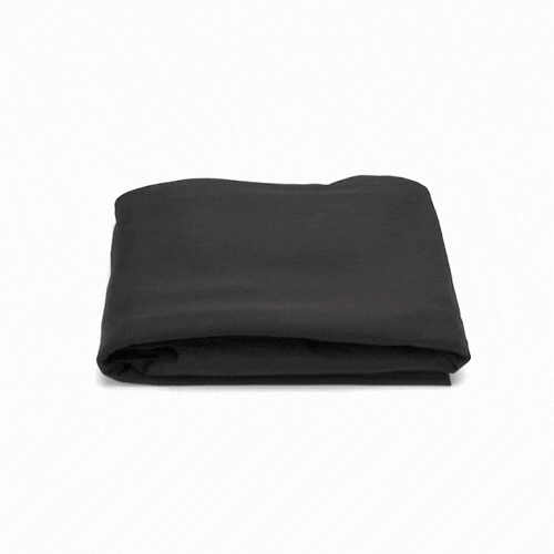 Table Tek Rectangle Black Spandex Table Cover - Contour Cut - 96" x 30" - 10 count box