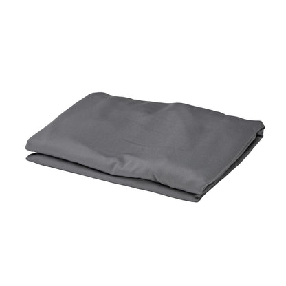 Table Tek Round Gray Spandex Table Cover - Bar Height - 36" - 1 count box