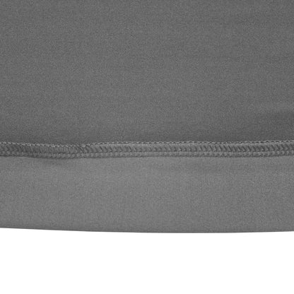 Table Tek Round Gray Spandex Table Cover - Bar Height - 36" - 1 count box