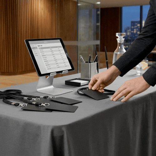 Table Tek Rectangle Gray Polyester Cloth Table Cover - Hemmed - 90" x 132" - 10 count box