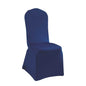 Table Tek Blue Spandex Banquet Chair Cover - Universal, Stretch - 1 count box