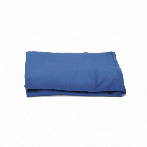 Table Tek Blue Spandex Banquet Chair Cover - Universal, Stretch - 1 count box