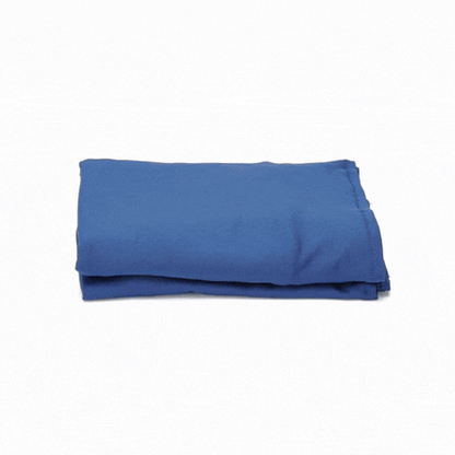Table Tek Blue Spandex Banquet Chair Cover - Universal, Stretch - 1 count box
