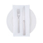 Luxenap White 100% Polyester Cloth Napkin - 20" x 20" - 10 count box