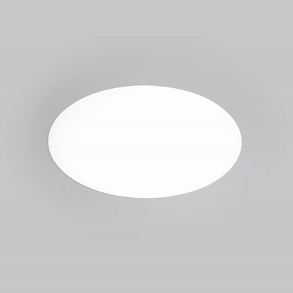 Chef 101 Round White Vinyl Placemat - Embossed - 15" x 15" - 6 count box