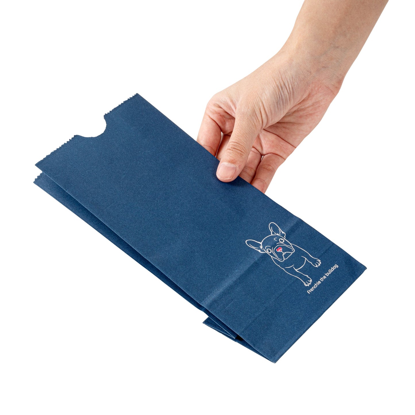 Bag Tek Frenchie Paper Bag - 2 lb - 4 1/4" x 2 1/4" x 8 1/2" - 100 count box