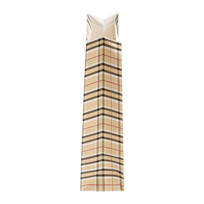 Bag Tek Plaid Paper Bag - 2 lb - 4 1/4" x 2 1/4" x 8 1/2" - 100 count box