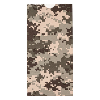 Bag Tek Camouflage Paper Bag - 2 lb - 4 1/4" x 2 1/4" x 8 1/2" - 100 count box
