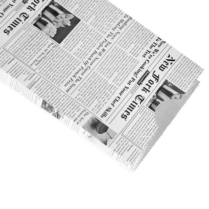 Bag Tek Newsprint Paper Bag - 2 lb - 4 1/4" x 2 1/4" x 8 1/2" - 100 count box