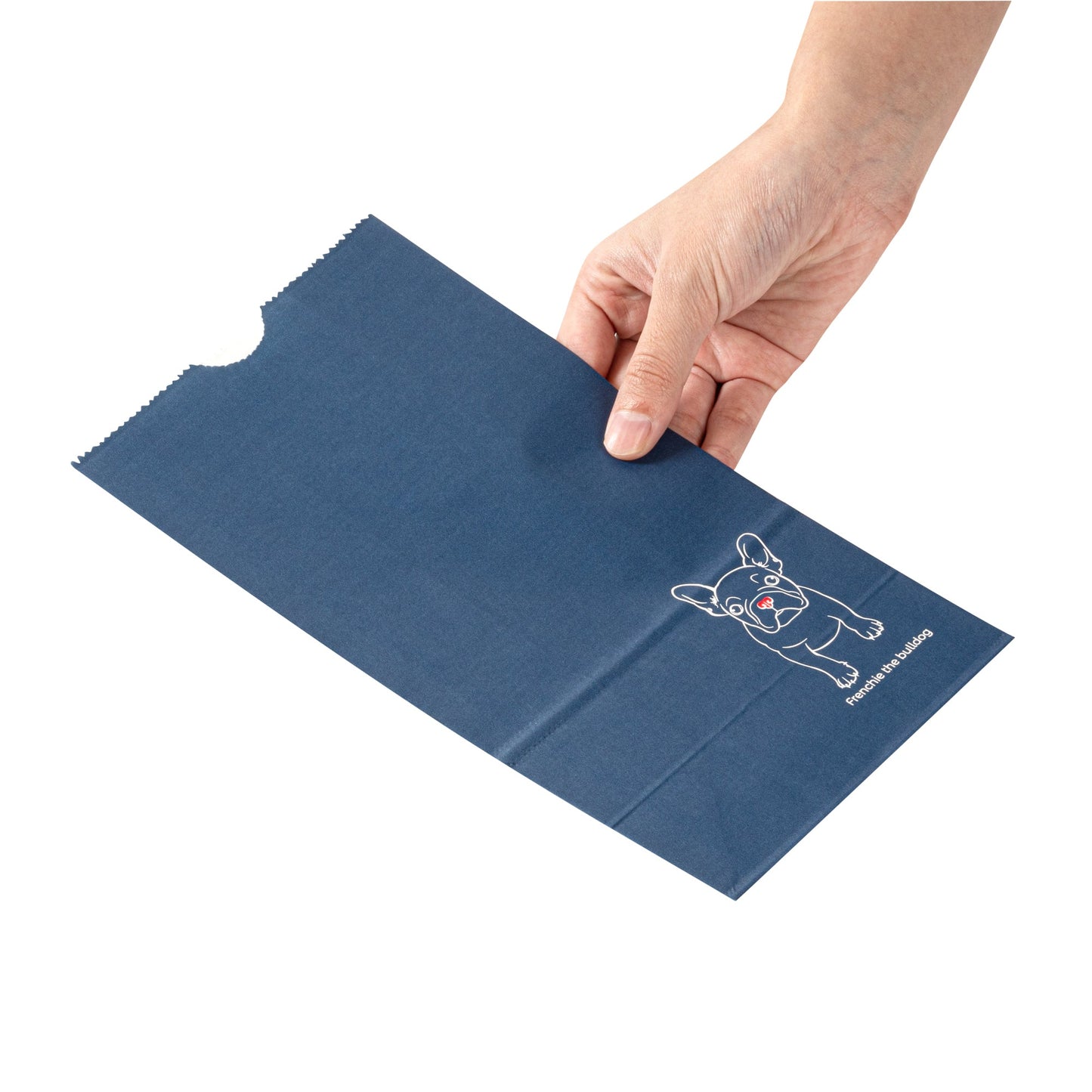 Bag Tek Frenchie Paper Bag - 4 lb - 5" x 3 1/4" x 9 1/2" - 100 count box