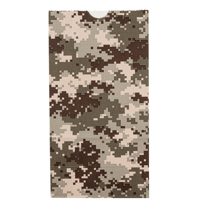 Bag Tek Camouflage Paper Bag - 4 lb - 5" x 3 1/4" x 9 1/2" - 100 count box