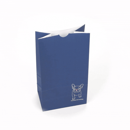 Bag Tek Frenchie Paper Bag - 6 lb - 6" x 3 1/2" x 10 3/4" - 100 count box