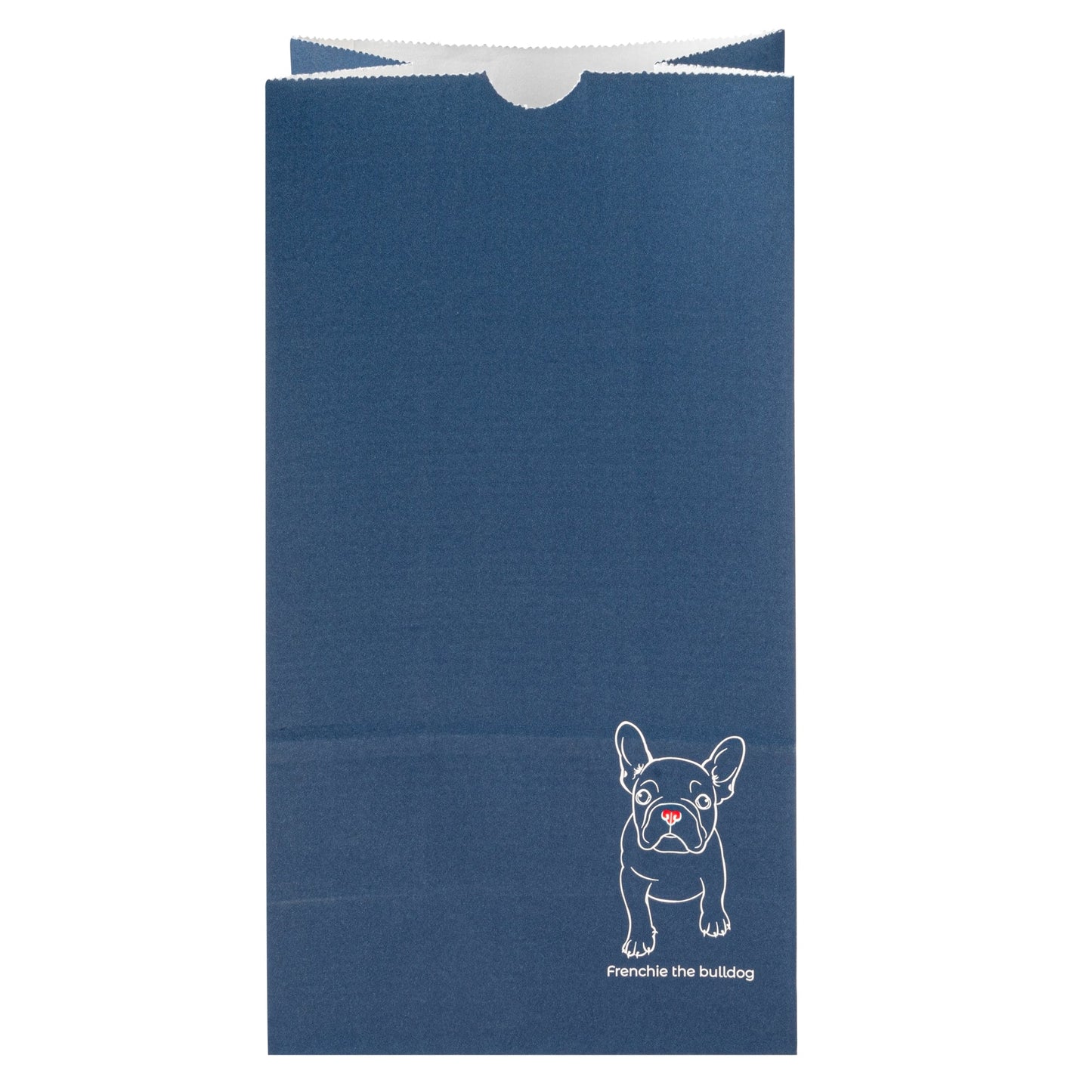 Bag Tek Frenchie Paper Bag - 6 lb - 6" x 3 1/2" x 10 3/4" - 100 count box