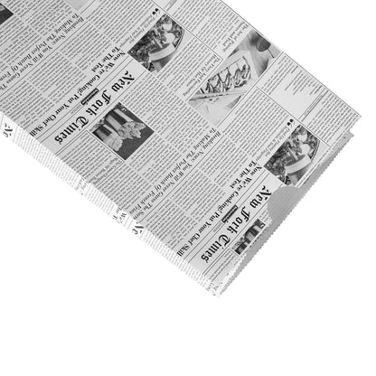 Bag Tek Newsprint Paper Bag - 6 lb - 6" x 3 1/2" x 10 3/4" - 100 count box
