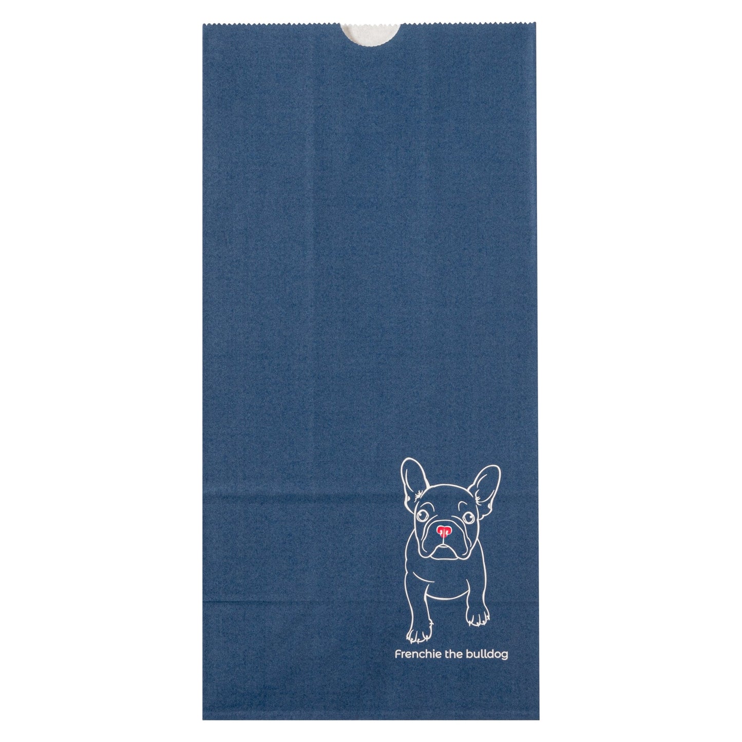 Bag Tek Frenchie Paper Bag - 8 lb - 6" x 4" x 11 3/4" - 100 count box